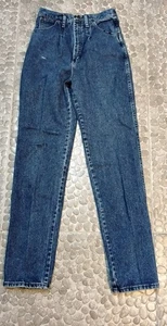 Vintage Wrangler Silver Jeans Women's Blue Denim  Made In USA  Sz 9/10 X34 - Picture 1 of 7