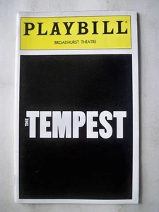 THE TEMPEST Playbill PATRICK STEWART / RAINN WILSON Opening Night NYC 1995 - Picture 1 of 2