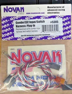Novak 5305 Combo ESC Input/Switch Harness Plug-In NOS - Picture 1 of 2