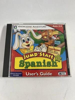 JumpStart Spanish PC CD-ROM Kids Language Learning Game Ages 3-6 Vintage - Image 1 of 2