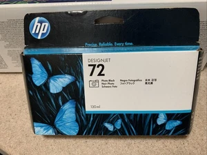 NEU HP DesignJet #72 ORIGINAL OEM Foto schwarze Tintenpatrone C9370A - Ablaufdatum 2016 - Bild 1 von 3
