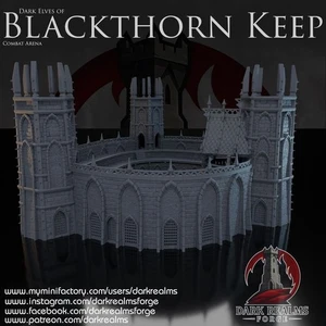 Dark realms - Blackthorn Keep - Combat Arena - Fantasy da tavolo DnD MESBG - Foto 1 di 4