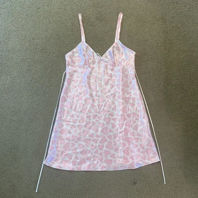 VINTAGE SLIP DRESS NIGHTGOWN LINGERIE SILKY Sexy Naughty BY ADONNA sz Medium - Изображение 1 из 4