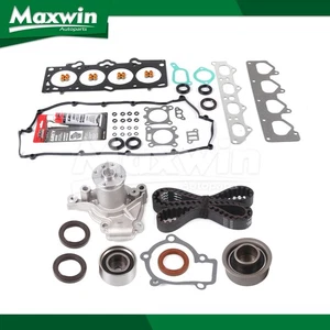 Head Gasket Set Timing Belt Kit Water Pump Fit Hyundai Elantra Kia Spectra 2.0L - Picture 1 of 16