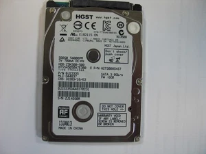 HGST 2,5" 500GB Festplatte / HDD (HTS545050A7E380 / Z5K500-500) SATA - Bild 1 von 3