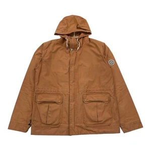 Norse Projects NUNK SPORT Jacket Men's Large Brown Full Zip Hooded Anorak - Picture 1 of 15