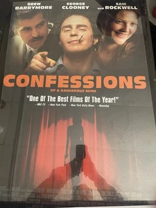 "Confessions Of A Dangerous Mind" Movie Poster, 26" x 40" George Clooney #50 - Picture 1 of 7