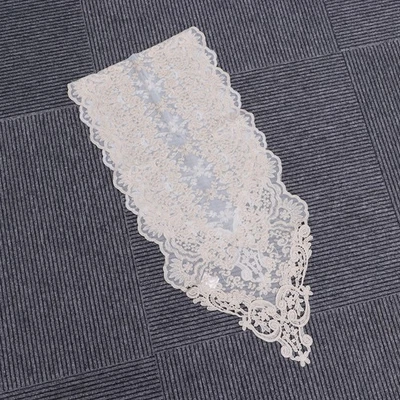  Spitzen Tischläufer Tischdeckchen Klein Bestickte Tischdecke Esstischdekoration - Bild 1 von 4