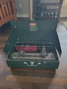 Vintage Coleman 413H Powerhouse Dual 2 Brenner Gas Campingkocher - Bild 1 von 11