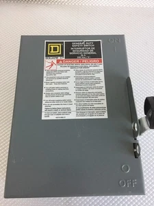 SQUARE D D321N 30 AMP 240 VOLT 3 PHASEN ABSICHERUNG INNENTRENNSCHALTER..D-1891 - Bild 1 von 4