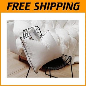 Premium Luxury Goose Down Pillow - Soft, Hypoallergenic, Hotel Quality 20"x26" - Picture 1 of 8