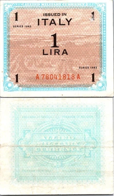 Italy 1 Lira 1943 VF Pick-M10A - Image 1 of 2
