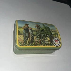 Vintage John Deere Collection Metal Tin Box Father & Son 6.25" x 4.25" x 2.75" - Picture 1 of 8