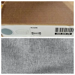 Ikea KIVIK Ottoman w/ Storage Cover Tibbleby Beige Gray 305.269.06 New - Picture 1 of 1