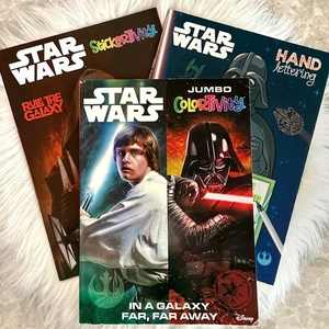 Star Wars Jumbo Colortivity, Stickertivity & Hand Lettering Bücher Konvolut - Bild 1 von 10