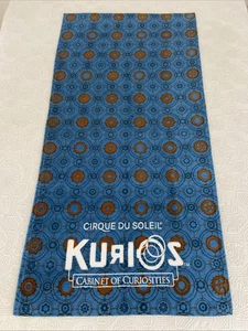 Cirque Du Soleil Beach Towel w Kurios Cabinet Of Curiosities Pattern Circus Art - Picture 1 of 9