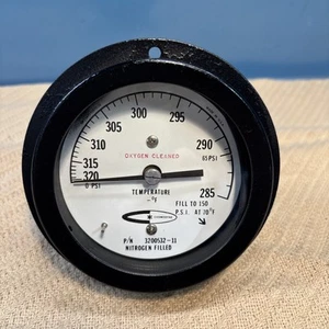 Medidor criogénico de temperatura/presión Cosmodyne 3200532-11 -320 a -285 grados - Imagen 1 de 6