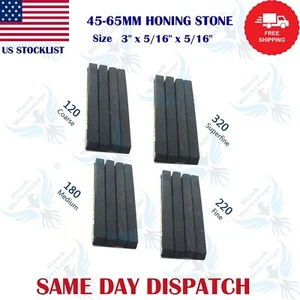 45 to 65mm Engine Hone Stone Kit 120, 180, 220, 320 Grit Stones - Picture 1 of 1