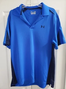 Under Armour Heat Gear (lose) Golf Polo L Two Tone Blue - Bild 1 von 8
