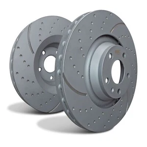 EBC Turbo Groove Performance Front Brake Discs (Pair) Fits Vauxhall - (GD899) - Picture 1 of 1