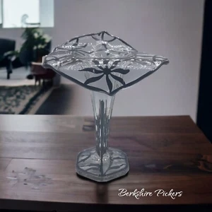 Westmoreland Silver Deposit Jack-in-the-Pulpit klare Kristallvase - Bild 1 von 12