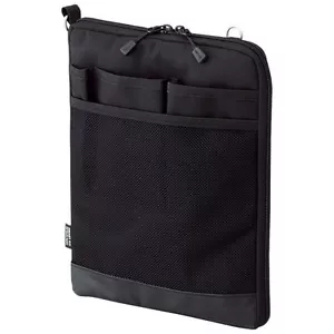 LIHIT LAB Japan Smart Fit Actact A5 Bag Pen Note Multi Case A7682-24 Black - Picture 1 of 1