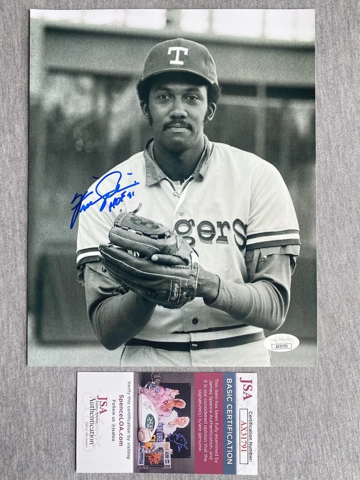 TEXAS RANGERS FERGIE JENKINS AUTOGRAPH 8x10 PORTRAIT PHOTO- JSA AX31791 - Image 1 of 1