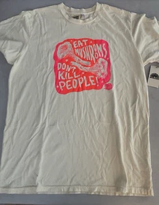 Sporelust Eat Mushrooms Don't Kill People T-Shirt Large neu mit Etikett neu mit Etikett - Bild 1 von 5
