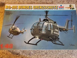 1/48 Esci BO-105 Bundes Grenzschutz Guardia Civil Alemania España calcomanías raras - Imagen 1 de 2