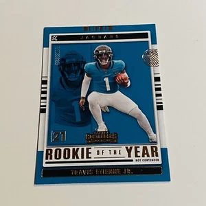 2021 Panini Contenders - Rookie of the Year - Travis Etienne - Football Card - Picture 1 of 2