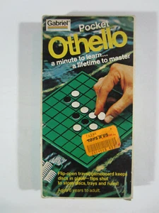 Vtg. Pocket Othello Board Game Gabriel 1977 - Picture 1 of 5