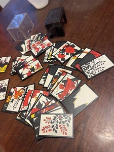 Nintendo Japanese Playing Card Set Hanafuda Tengu Nice Vintage Old - Picture 1 of 4