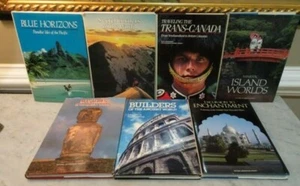 Vintage National Geographic Society Books Lot of 7 Hardcover w/Dustjacket - Imagen 1 de 6