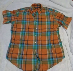 VintageRalph Lauren Polo Mens Classic Fit Shirt Short SLeeve Button Down Size XL - Bild 1 von 6