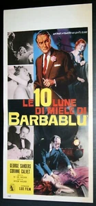 locandina film BLUEBEARD'S TEN HONEYMOONS George Sanders Corinne Calvet 1960 - Picture 1 of 1