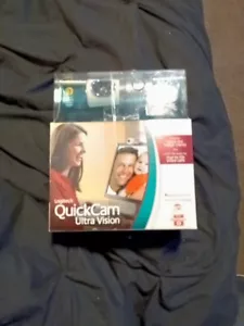Logitech QuickCam Ultra Vision Web Cam with Built-in Mic - New - Picture 1 of 2