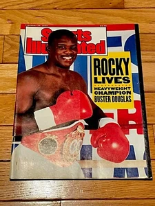 2/26/90 RARE NEWSSTAND Sports Illustrated Champion Buster Douglas NM-M! - Picture 1 of 2