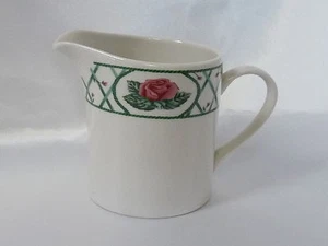 Sango China Trellis Rose Creamer Cream Pitcher 3-5/8" 8oz. Pattern #8851 - Picture 1 of 7