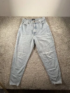 Women's Vintage 80s Jeans Size 10 Long Gap Denim Light Wash Slim Fit Mom Jeans - Picture 1 of 11