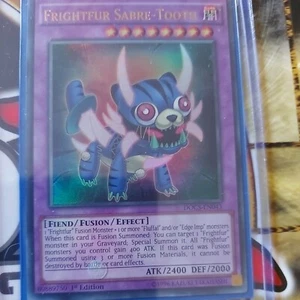 Yugioh Frightfur Sabre-Tooth (DOCS-EN043) 1st Ed. Ultra Rare - Picture 1 of 3