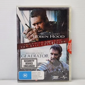 Gladiator & Robin Hood DVD Epic Collection Movies Ridley Scott Russell Crowe R 4 - Picture 1 of 2