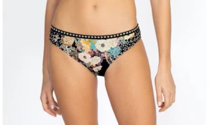 Johnny Was Sz Small Mila Hipster Bikini Bottom ~ Floral ~ Lined - Picture 1 of 4