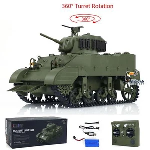 Luces de tanque ligeras de alta velocidad de segunda mano 1:16 US Stock Stuart M5A1 British VI - Imagen 1 de 6