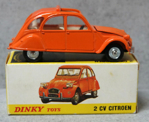 Spanish Dinky 011500 Citroen 2 CV Orange Mint Boxed
