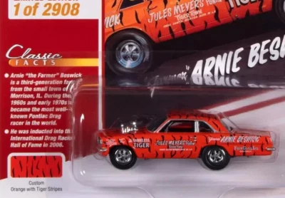 JOHNNY LIGHTNING 1:64 1963 PONTIAC TEMPEST THE TAMELESS TIGER OUT OF PRODUCTION! - Image 1 of 3