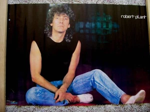 Rare vintage LED ZEPPELIN poster ROBERT PLANT - Copyright 1983 - NEW in sleeve - Picture 1 of 1