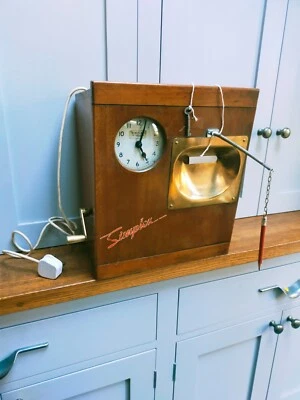 Unusual 1960's Simplex Electric Time Recorder Clock - Image 1 of 4