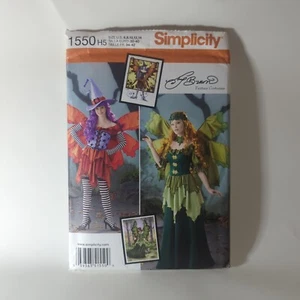 Simplicity 1550 Schnittmuster Fantasy Fee Kostüm Cosplay Flügel Hut Gr. 6-14 - Bild 1 von 7