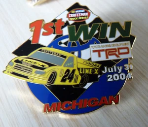PIN'S COURSE USA NASCAR TRD TOYOTA TRUCK SERIES CRAFTSMAN MICHIGAN 2004 EGF MFS - Bild 1 von 1
