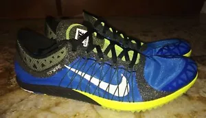 NIKE Victory XC 3 Soar Blue Volt Cross Country Spikes Shoes Sz Youth 4.5 Mens 13 - Picture 1 of 5